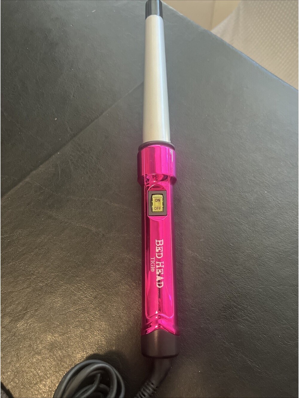 Bed Head Tigi Curlipops Curling Wand BH318 Pink 1 inch Tapered Tested Working